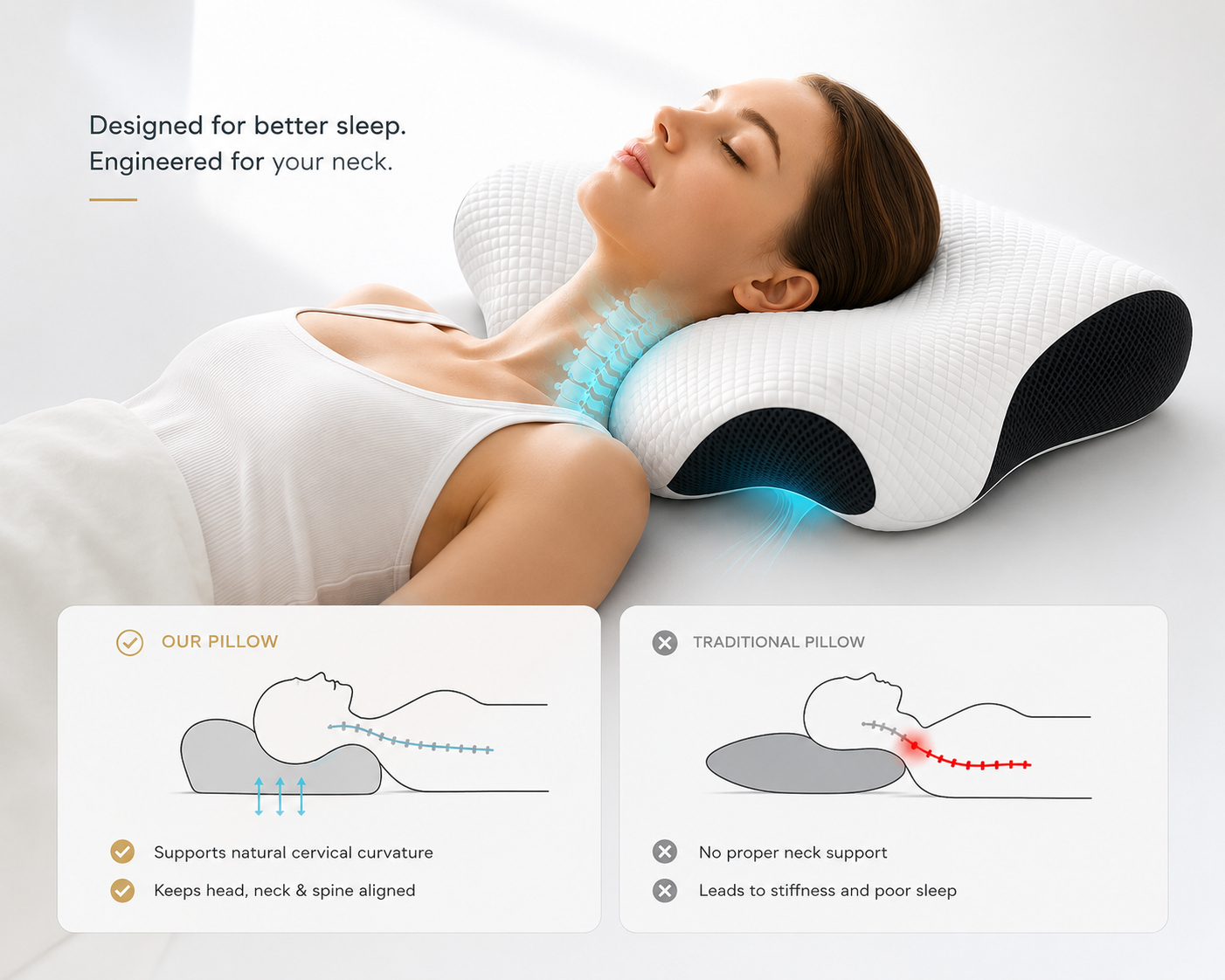 Kairo Cervical Relief Pillow