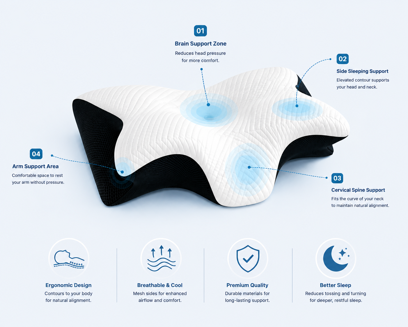 Kairo Cervical Relief Pillow